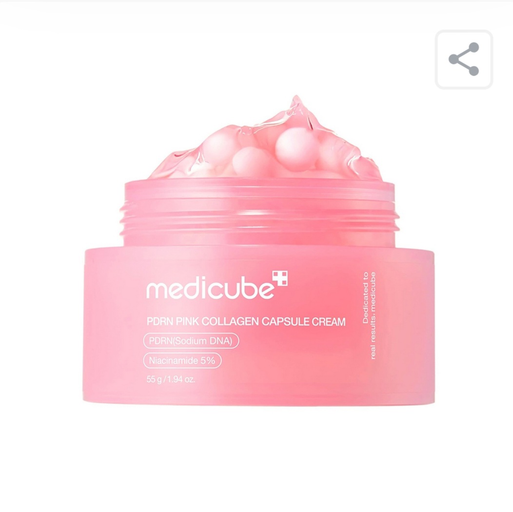 1000213326 کرم کپسولی کلاژن pink مدی کیوب_PDRN - Image 1